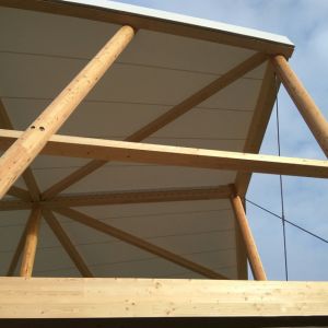 Canvas stretched in white